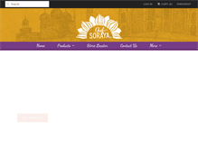 Tablet Screenshot of chefsoraya.com